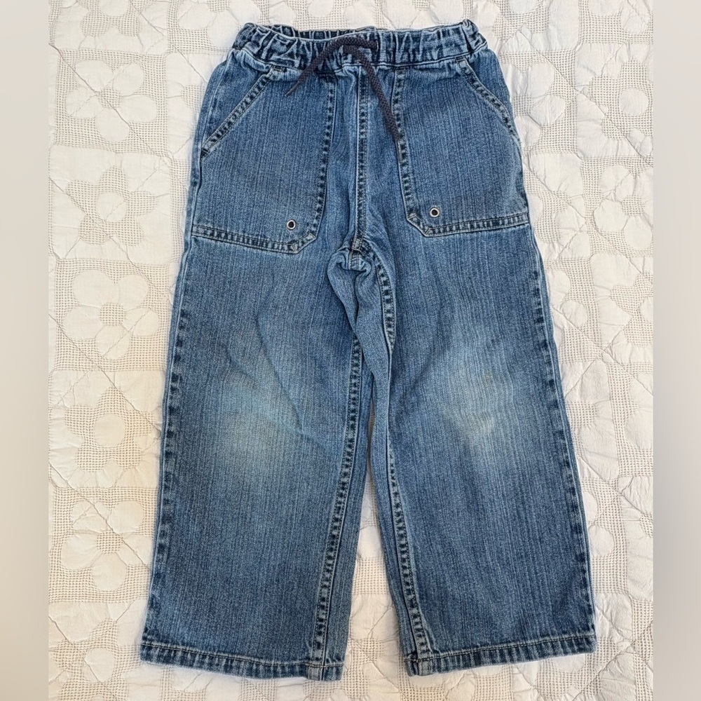 Hanna Andersson blue denim jeans 110